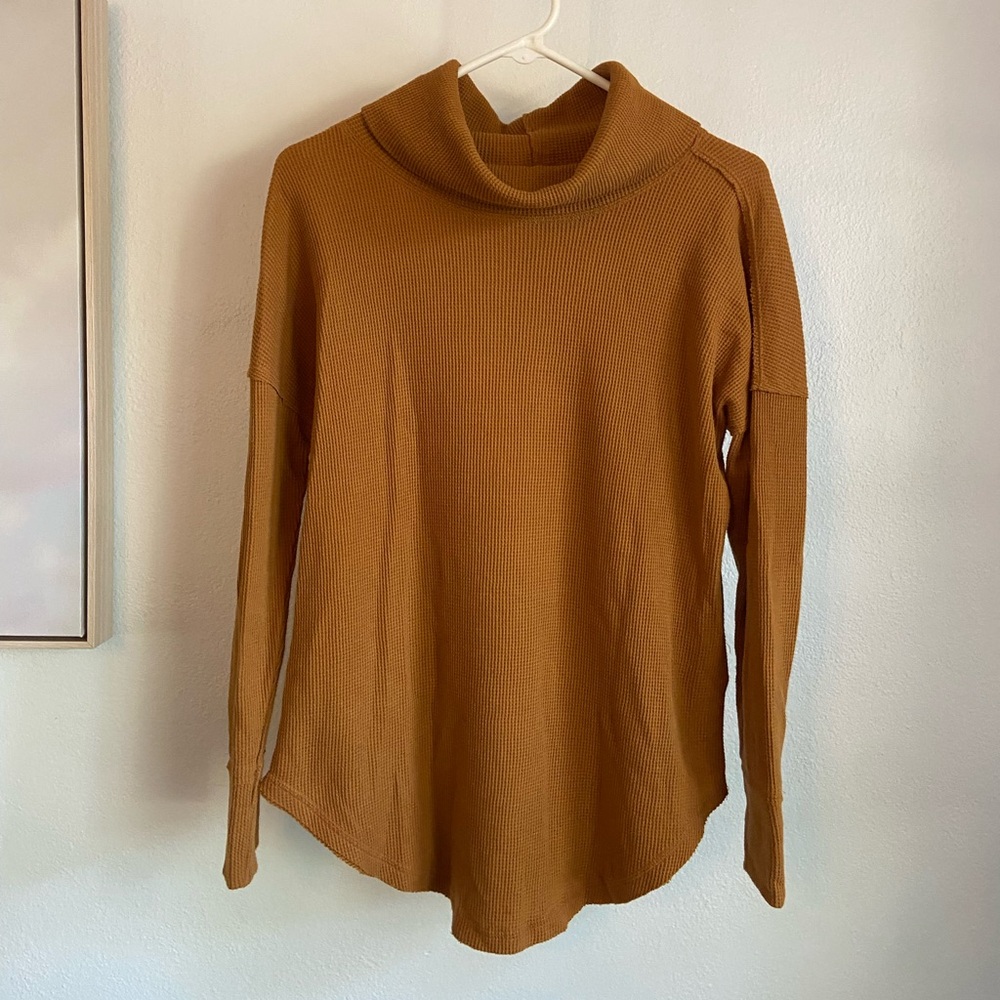 Anthropologie Maeve Ainsley Thermal Turtleneck - S - Picture 2 of 11